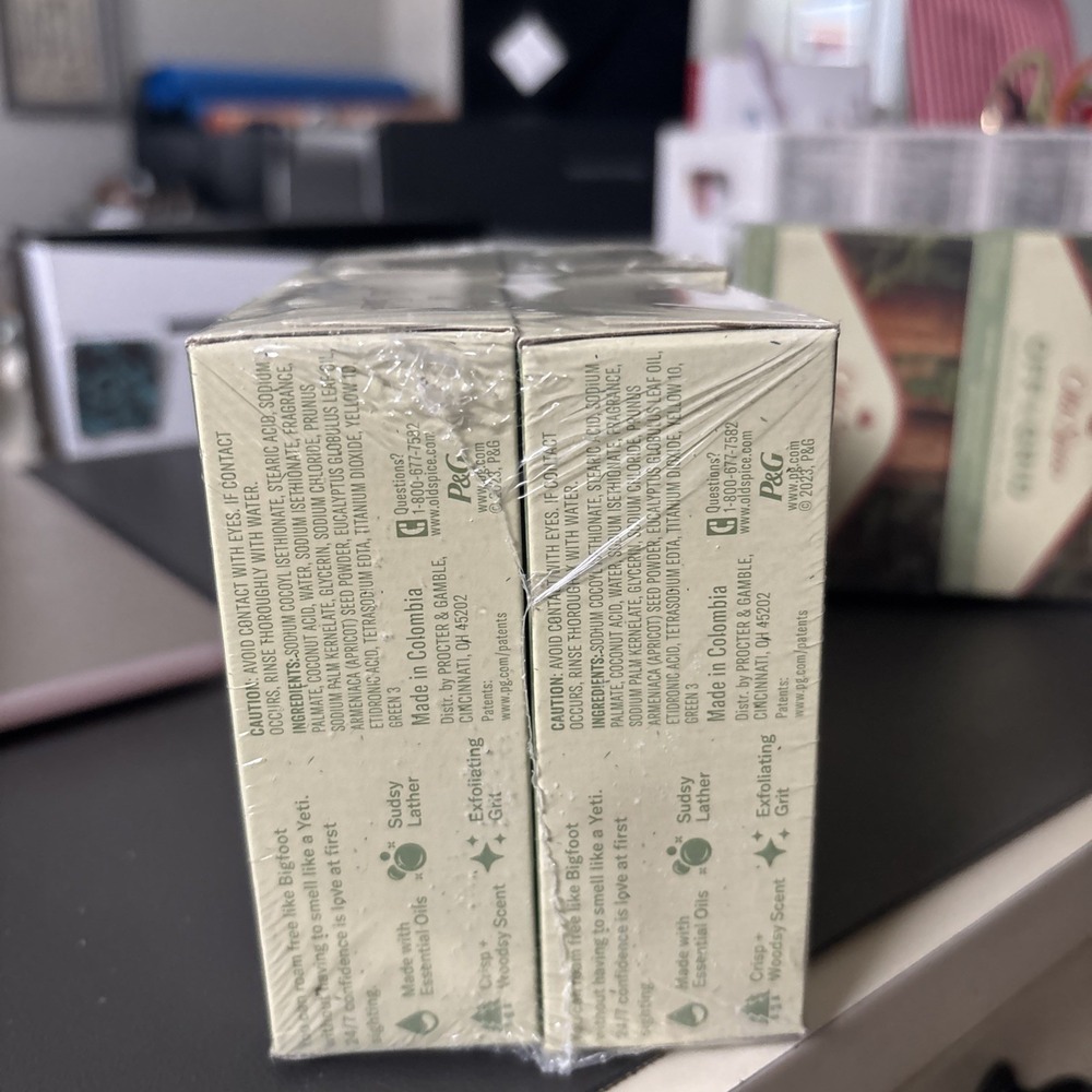 Old Spice Off The Grid Sandalwood Aloe Vera‎ Bar Soap 4 Pack 20oz Total NEW - Picture 2 of 5